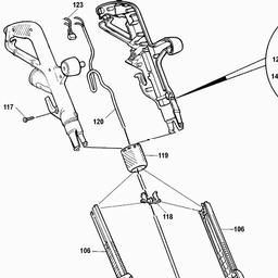 Black & Decker GL555XC STRING TRIMMER spare parts