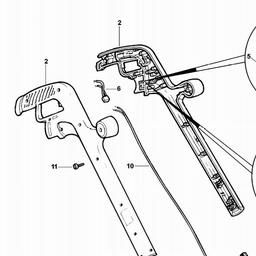 Black & Decker GL545 STRING TRIMMER spare parts