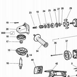 Black & Decker KG2023 ANGLE GRINDER spare parts