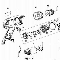 DeWalt DW997K spare parts