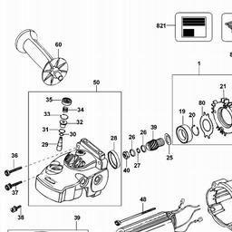 DeWalt D28410 spare parts