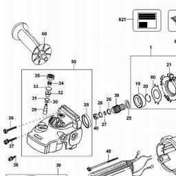 DeWalt D28411 spare parts