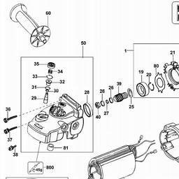 DeWalt D28413 spare parts