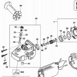 DeWalt D28414 spare parts