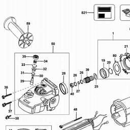 DeWalt D28750 spare parts