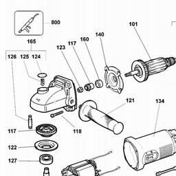 DeWalt DW818 spare parts