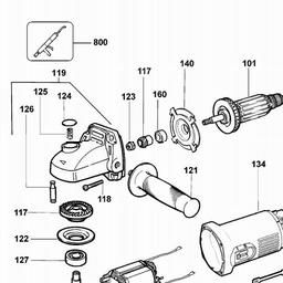 DeWalt DW821 spare parts
