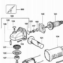 DeWalt DW824 spare parts