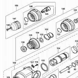 DeWalt D25304K spare parts