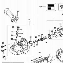 DeWalt D28400 spare parts