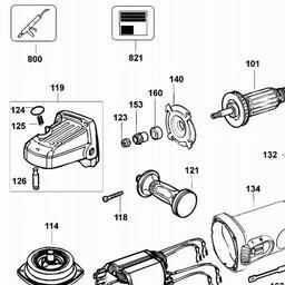 DeWalt D28156 spare parts