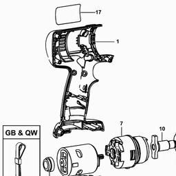DeWalt DW052K spare parts