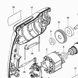 DeWalt D21008 spare parts