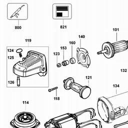 DeWalt D28151 spare parts