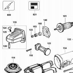 DeWalt D28155 spare parts