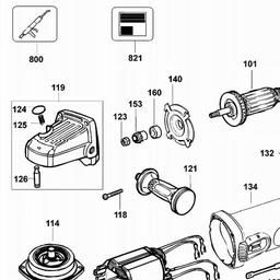 DeWalt D28153 spare parts