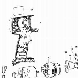 DeWalt DW053K spare parts