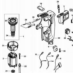 DeWalt D25303K spare parts