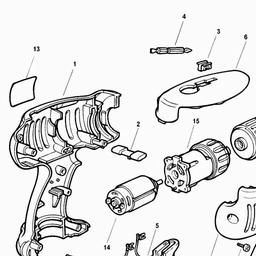 Black & Decker HP431K DRILL spare parts