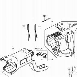 DeWalt D25201K spare parts
