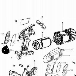 Black & Decker CD12GTK CORDLESS DRILL spare parts