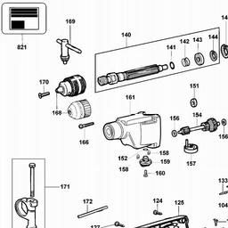 DeWalt DW165 spare parts