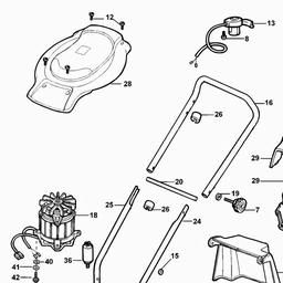 Black & Decker GR388 ROTARY MOWER spare parts