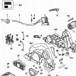 DeWalt D26501 spare parts