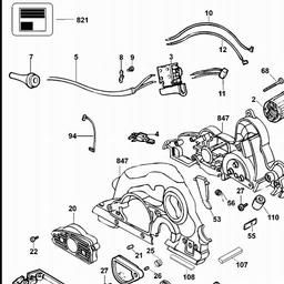DeWalt D26500 spare parts