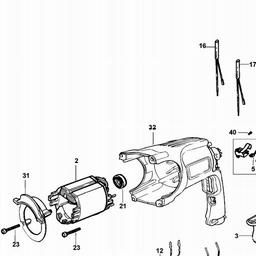 DeWalt D25103K spare parts