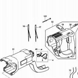 DeWalt D25201K spare parts