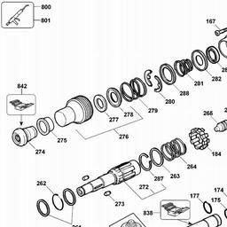 DeWalt D25600K spare parts