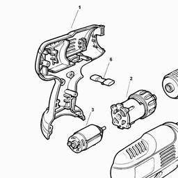 Black & Decker KC12CE CORDLESS DRILL spare parts