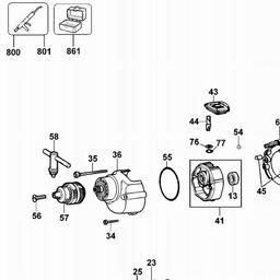 DeWalt D21710 spare parts