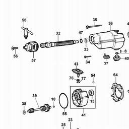 DeWalt D21720 spare parts