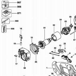 DeWalt DC390 spare parts