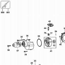 DeWalt D21711 spare parts