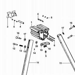 DeWalt DE7031 spare parts