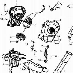 Black & Decker LS1800 BLOWVAC spare parts