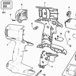 DeWalt DC984K spare parts