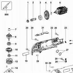 DeWalt D26430 spare parts