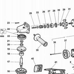 DeWalt DW852 spare parts
