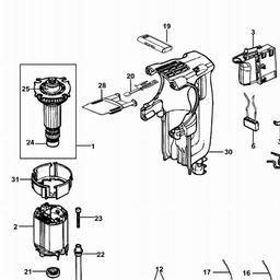DeWalt D25330K spare parts