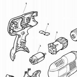 Black & Decker AST2 CORDLESS DRILL spare parts