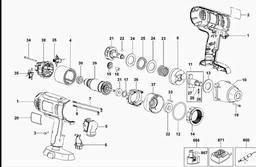 DeWalt DW059K spare parts