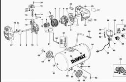 DeWalt D55145 spare parts