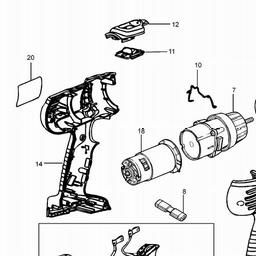 Black & Decker HP188F2 CORDLESS DRILL spare parts