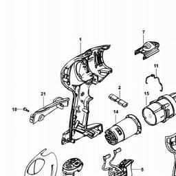 Black & Decker HP142KSD CORDLESS DRILL spare parts