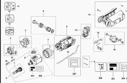 DeWalt DC600KA spare parts