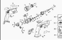 DeWalt DC520K spare parts